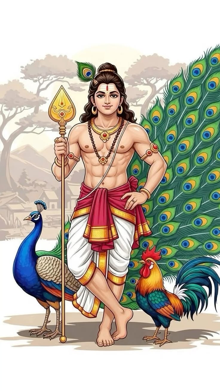 4k_Kartikeya_&_Murugan_Wallpaper_5